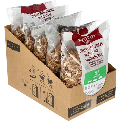 Чипс за пушене/гриловане, ябълка, 450 г, кл.10 - 2