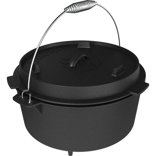 Чугунен висящ казан с тиган - 2