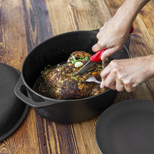 Чугунена тенджера за запичане, 5,5 л - 8