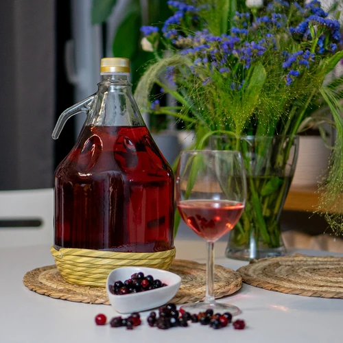 Дамаджана Dama 3 л в оплетка, с винтова капачка - 3