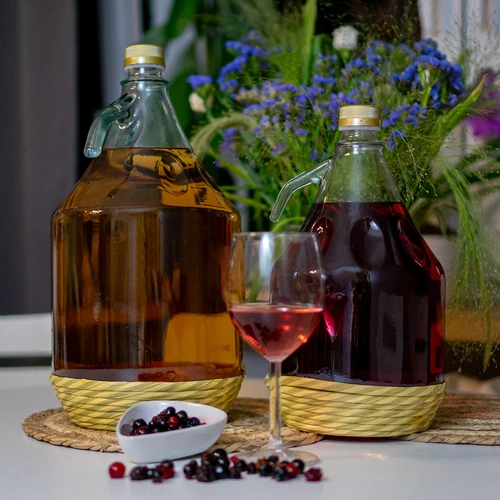 Дамаджана Dama 3 л в оплетка, с винтова капачка - 4