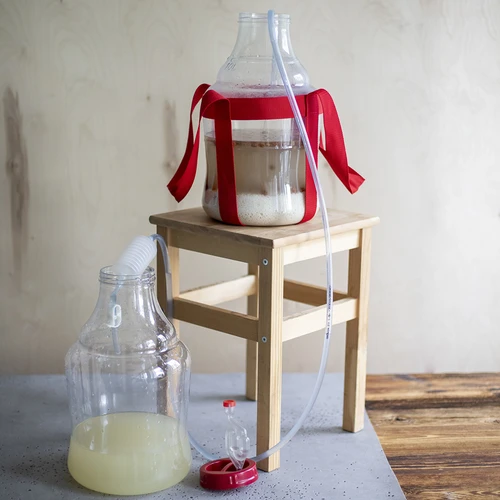 Дамаджана за вино, лека, нечуплива, с презрамки, 10 л - 16