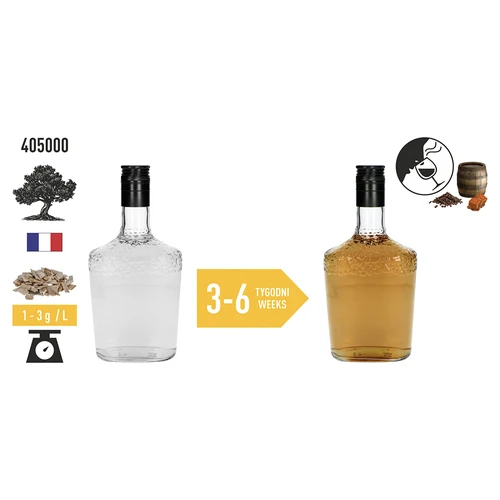 Дъбов чипс, силно тостиран, 20 g - 6