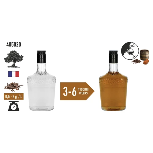 Дъбови люспи, силно препечени, 20 g - 6