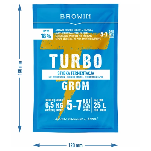 Дестилационни дрожди Turbo Grom 5-7 дни - 4