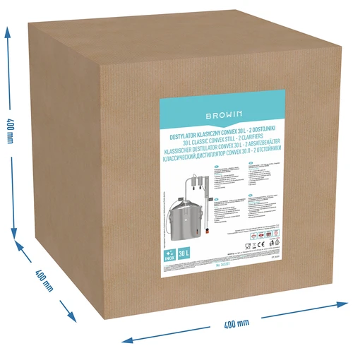 Дестилатор hawkSTILL 1.0 CONVEX 30 л - 2 сухопарника - 10