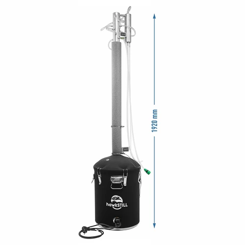 Дестилатор HawkStill „Студени пръсти“ 60 L - бластирана със стъклени перли колона фи 60,3 mm и топлоизолация на резервоара - 17