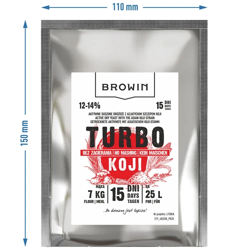 Дестилерски дрожди Turbo Koji, 50 g (без затиране!) - 7