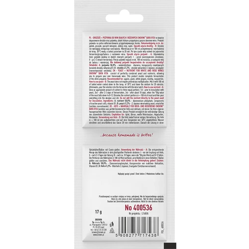 Дрожди Bayanus + подхранка - бели и розови вина - 2