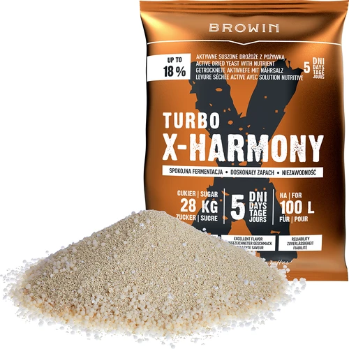 Дрожди Turbo X-Harmony 18%, 100 л, 360 г - 3