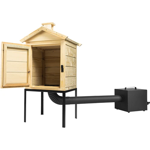 Дървена пушилня 60 см, с огнище - 3