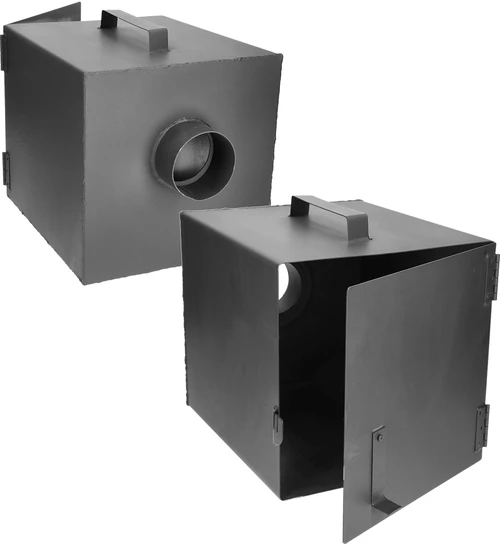 Дървена пушилня 60 см, с огнище - 5