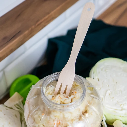 Дървена вилица за зеле 25 см - 3