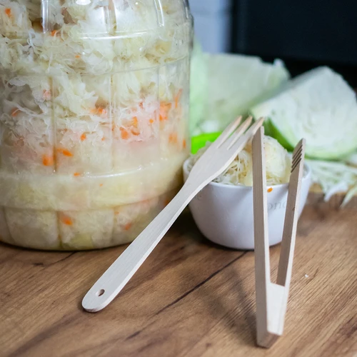 Дървена вилица за зеле 25 см - 4