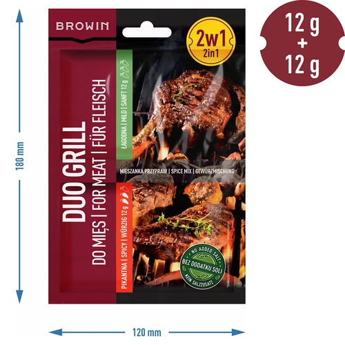 Duo Grill за месо, смес от подправки 2 в 1, 2 x 12 g - 4