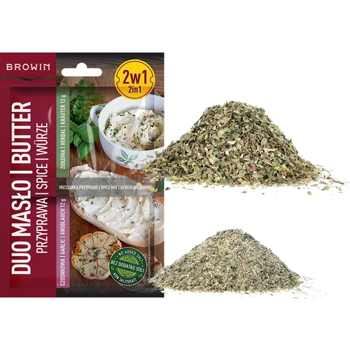 Duo Masło - чеснова и билкова подправка 2 в 1, 2 x 12 g - 3