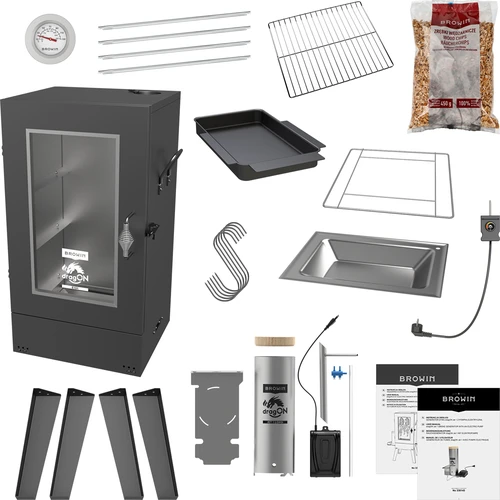 Електрическа пушилня dragON E101 с генератор на дим, 70 L - 2