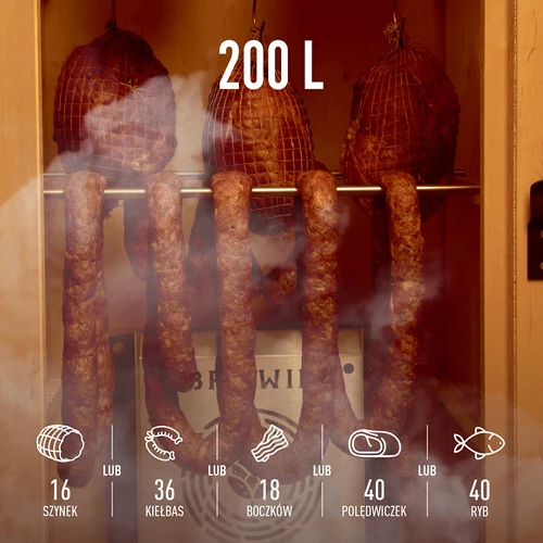 Електрическа пушилня dragON PLYWOOD NATURE 100E  с електрически нагревателен модул и контролер - 8