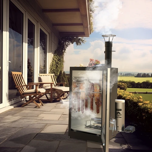 Електрическа пушилня - dragON с генератор на дим, цифрова, 65 л - 31