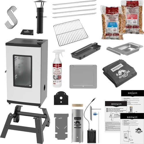 Електрическа пушилня dragON с мобилна основа и почистваща течност - 2