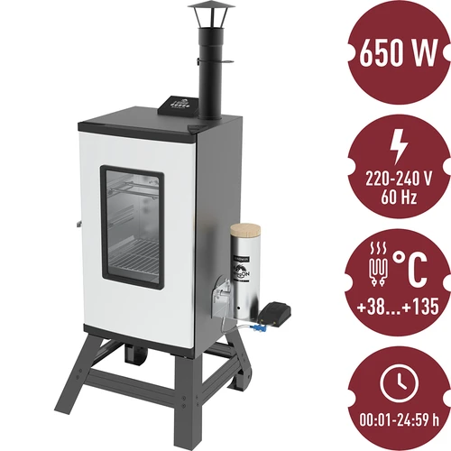 Електрическа пушилня dragON с мобилна основа и почистваща течност - 24