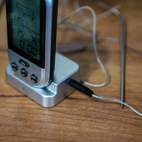 Електронен безжичен кухненски термометър със сонда (от 0°C до 250°C) - 6