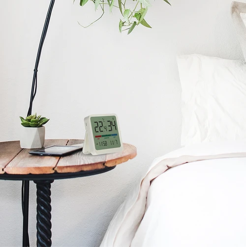 Електронен стаен термометър, бял - 13