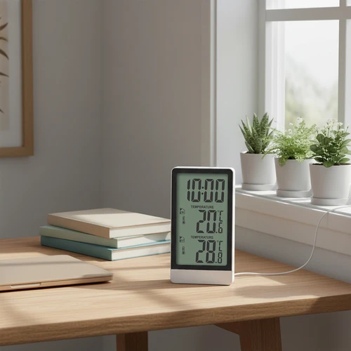 Електронен термометър Soens – със сонда, бял - 7