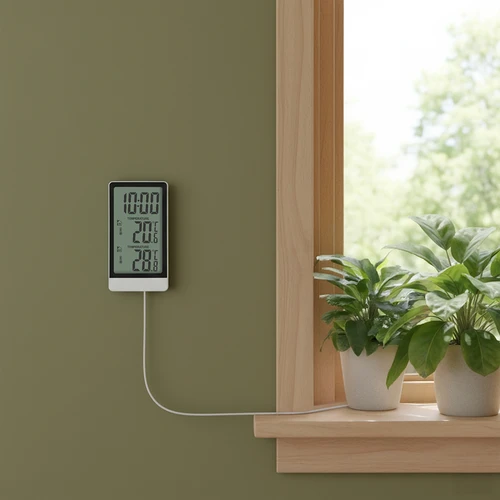 Електронен термометър Soens – със сонда, бял - 8