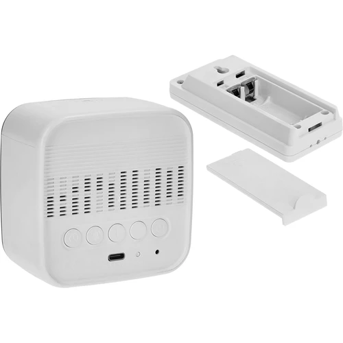 Електронна метеорологична станция Soens – с безжичен сензор, будилник и лампа - 3