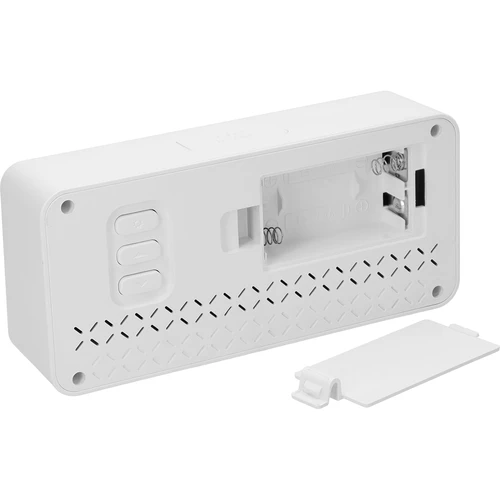 Електронна метеостанция Soens – бяла, с часовник и календар - 5