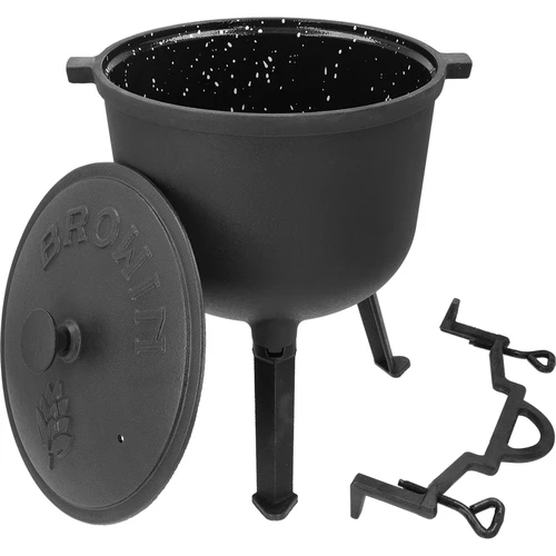 Емайлиран чугунен казан, 10 л - 3