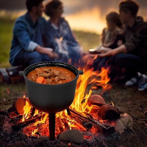 Емайлиран чугунен казан, 10 л - 6