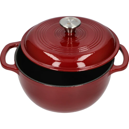 Емайлирана чугунена тенджера – бордо, 4 л - 2