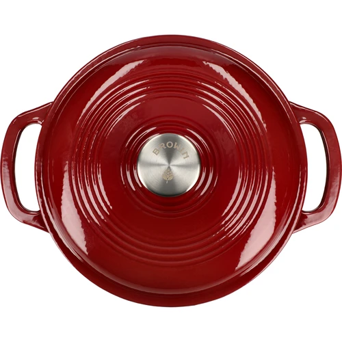 Емайлирана чугунена тенджера – бордо, 4 л - 3