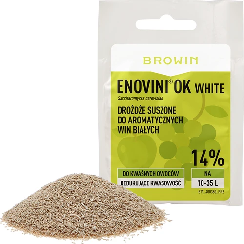 Enovini® OK WHITE - винени дрожди, понижаващи киселинността 7 г - 3