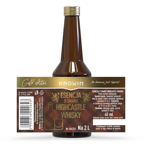 Есенция с вкус на Highcastle Whisky за 2 L - 40ml - 4