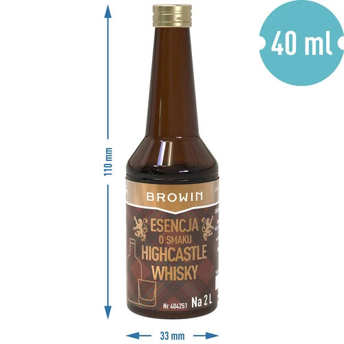 Есенция с вкус на Highcastle Whisky за 2 L - 40ml - 7