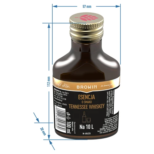 Есенция с вкус на Тенеси уиски за 10 л - 100 мл - 6