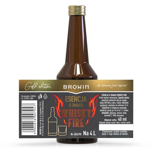 Есенция Whisky Fire за 4 л, 40 мл - 4