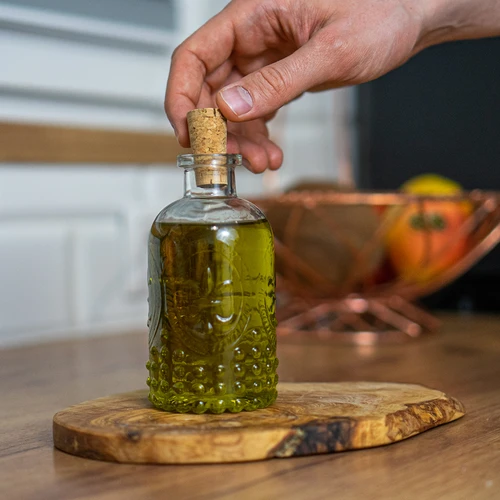 Естествена конусна коркова тапа fi16/21mm - агломерирана - 100 бр. - 7