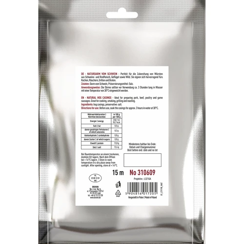 Естествени свински черва 28/30, 15 м - 2