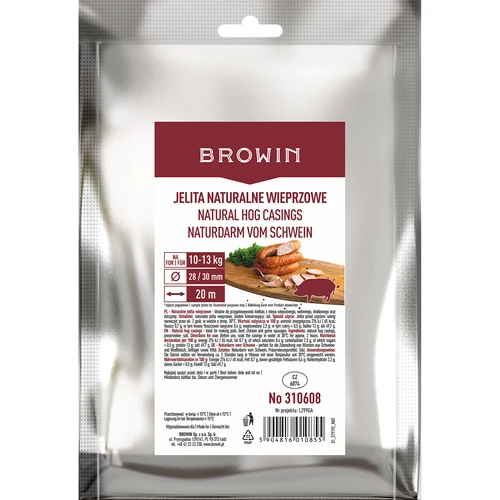 Естествени свински черва кал. 28/30 мм, 20 м