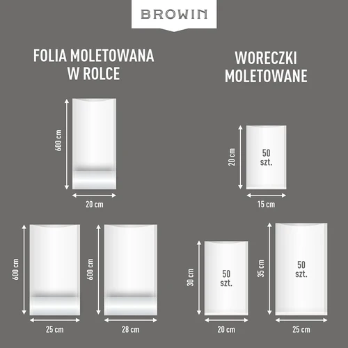 Фолио за вакууматор – ръкав 20x600 см - 14