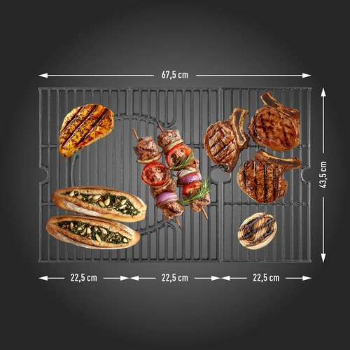 Газов грил dragON BBQ201, 18,8 kW, сребрист - 9