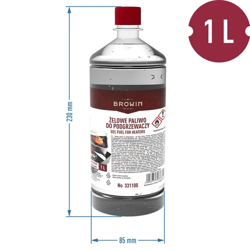 Гелообразно гориво за нагреватели на пушилни 1 л - 2