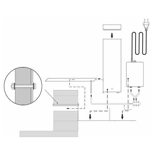Генератор на дим dragON JET 1 LONG с електрическа помпа - 9