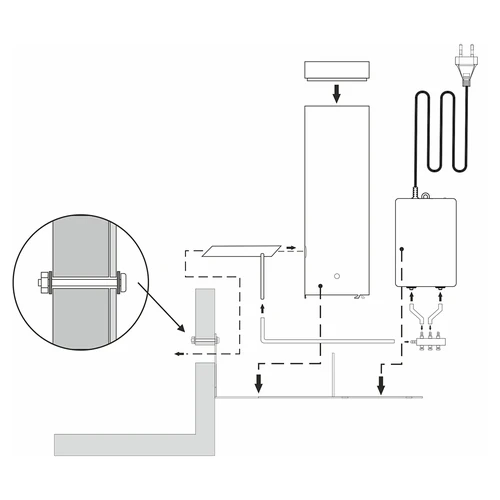 Генератор на дим dragON Jet 1 с електрическа помпа dragON Air - 9