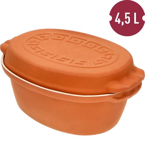 Глазиран римски съд 4,5 L (меандри) - 6