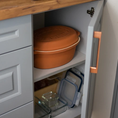 Глазиран римски съд 4,5 L (меандри) - 19